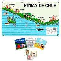 LIBRO ETNIAS DE CHILE C/FICHAS